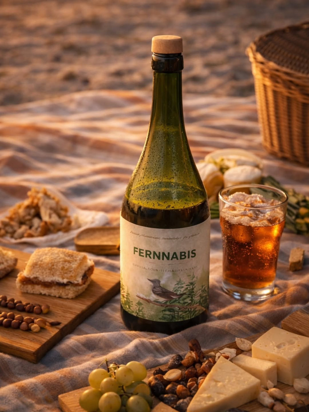 Fernnabis - Fernet de Cannabis con 3 Genéticas (Purple, Lemon & Haze) + Tomillo y Manzanilla | Premium