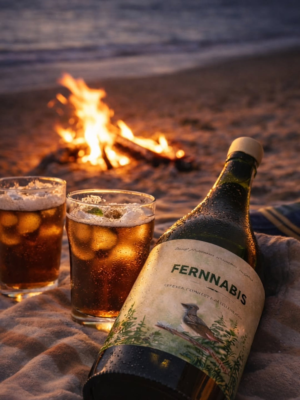 Fernnabis - Fernet de Cannabis con 3 Genéticas (Purple, Lemon & Haze) + Tomillo y Manzanilla | Premium