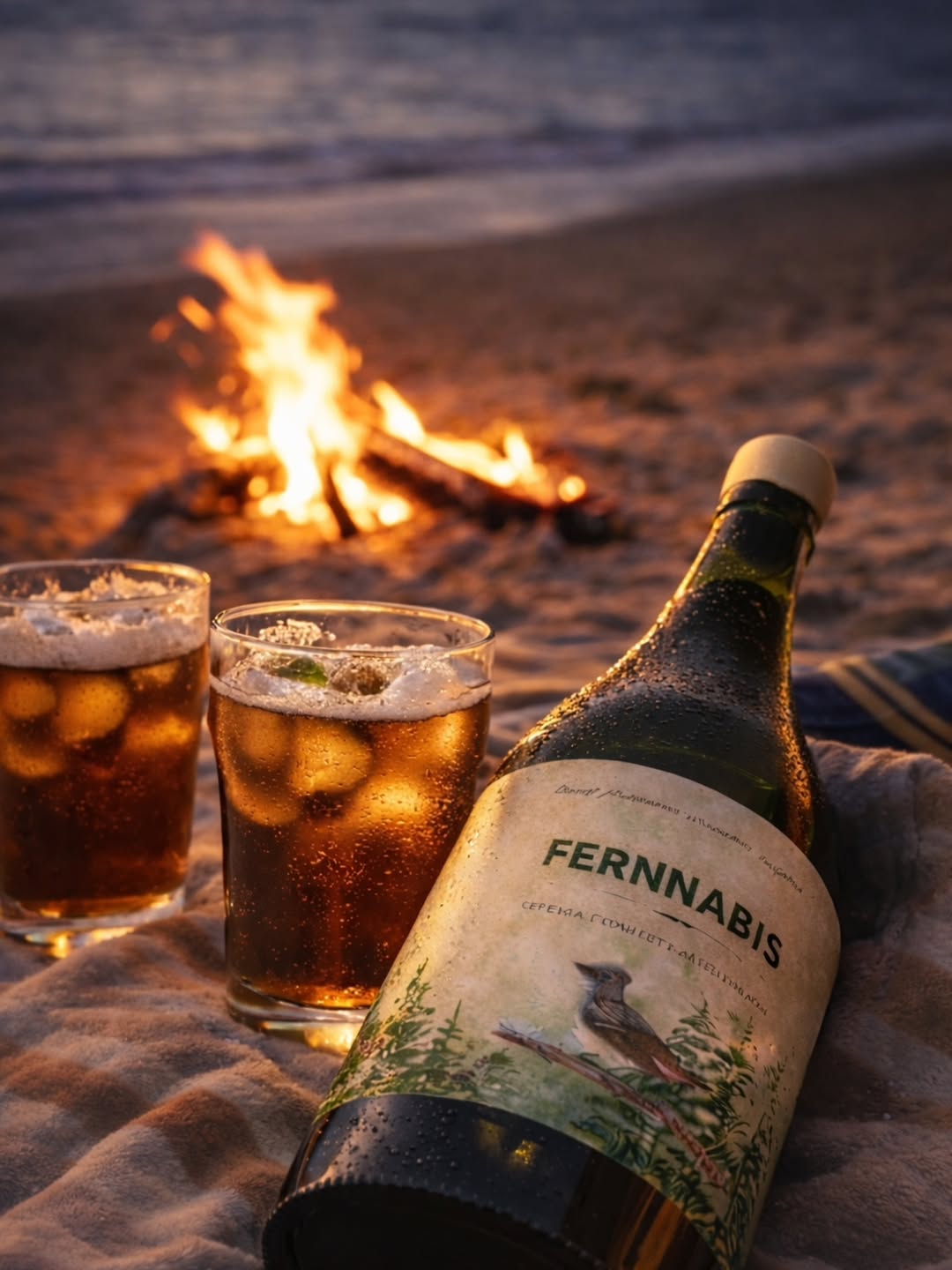 Fernnabis - Fernet de Cannabis con 3 Genéticas (Purple, Lemon & Haze) + Tomillo y Manzanilla | Premium